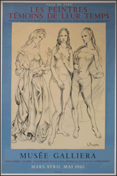 「時代の証人・画家展」のポスター